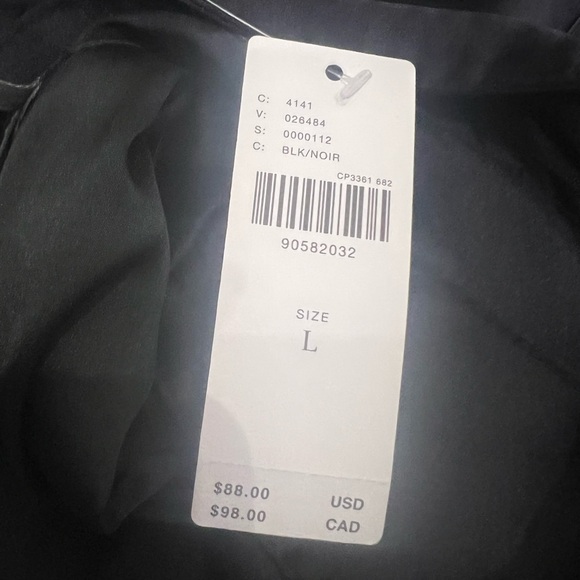 BRAND NEW Anthropologie Dress Size Large Sheer Harness Halter Solid Black Mesh - Picture 4 of 6